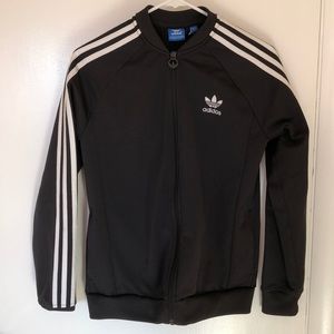 Adidas originals black track jacket